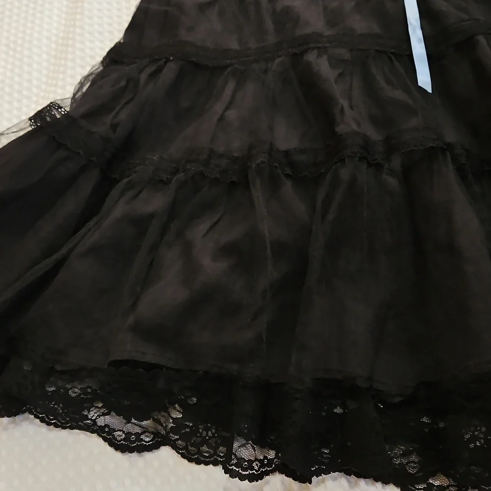 Lip Service Lace Tier Skirt - Picture 2 of 6